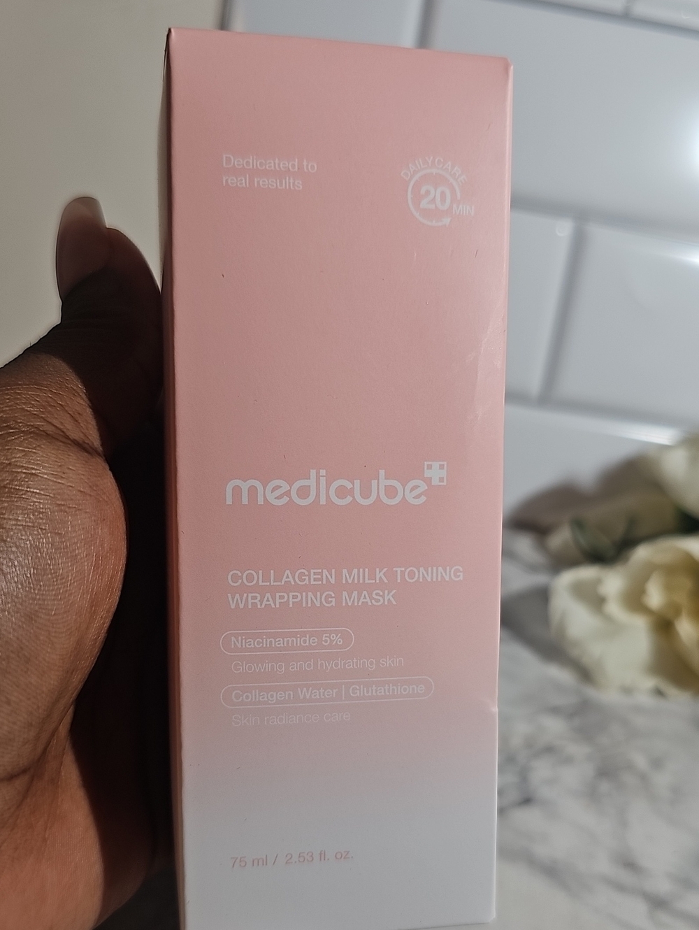 Medicube Collagen Milk Toning Wrapping Mask — Pink